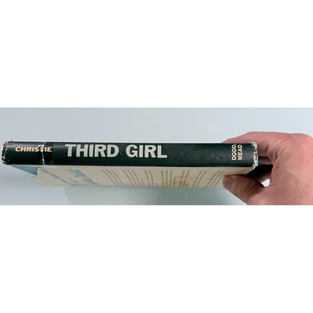 Third Girl- A Hercule Poirot Mystery by Agatha Christie -1966 Book Club H/C D/J